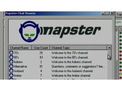 Een screenshot van Napster met de interface zoals die was in 1999. (Afb.bron: r/Xennials op Reddit)