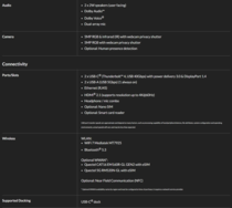 Lenovo ThinkPad P14s Gen 6 AMD specificaties (bron: Lenovo)