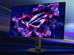 De ROG Strix OLED XG32UQDMS is een andere Gen 3 QD-OLED gamingmonitor van Asus. (Afbeeldingsbron: Asus - bewerkt)
