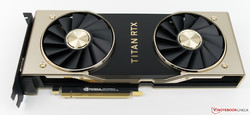 Getest: NVIDIA TITAN RTX Desktop GPU.