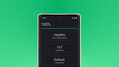 Een Android 14 Batterij gezondheidslek. (Bron: Mishaal Rahman via Twitter)