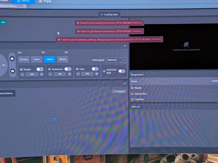 Elegoo Slicer op Windows geeft willekeurig fouten.