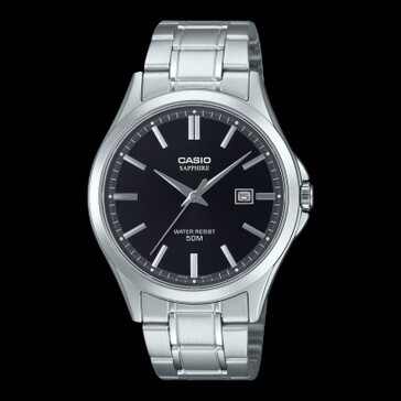 Casio MTS-115D-1AV (zwarte wijzerplaat). (Afbeeldingsbron: Casio)