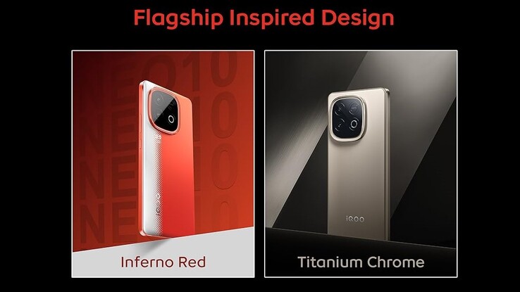 De iQoo Neo 10 zal verkrijgbaar zijn in vier kleuropties 