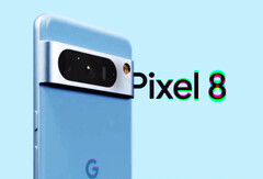 De Pixel 8-serie zal verkrijgbaar zijn in een opvallende blauwe kleur. (Afbeeldingsbron: @EZ8622647227573)