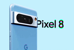 De Pixel 8-serie zal verkrijgbaar zijn in een opvallende blauwe kleur. (Afbeeldingsbron: @EZ8622647227573)
