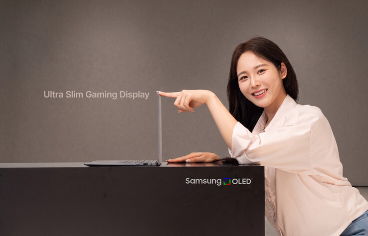 De 'Ultra Slim' OLED laptopruit is nog in ontwikkeling.