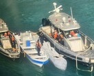 De narco-zeedrone bestuurd door Starlink voor de kust van de Caraïben. (Afbeeldingsbron: Armada de Colombia)