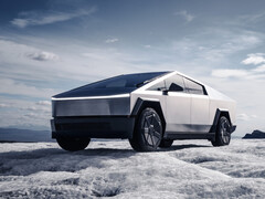 De recente terugroepactie van Tesla&#039;s Cybertruck ruitenwissers onthult lage productieaantallen voor de elektrische pick-uptruck. (Afbeeldingsbron: Tesla - bewerkt)