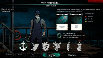 Afgebeeld: Een gameplay screenshot van Hunt the Pale Gods.