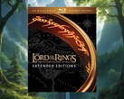 De Blu-ray-versie van „The Lord of the Rings Extended Editions“ wordt getoond