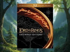 De Blu-ray-versie van „The Lord of the Rings Extended Editions“ wordt getoond