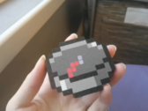 Het DIY 3D-geprinte Minecraft-kompas (afgebeeld). (Afbeeldingsbron: u/Intelligent-Cause751 via r/minecraft)