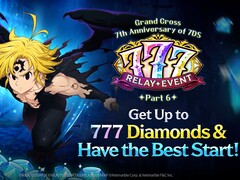 Zeven Dodelijke Zonden: Grand Cross 7e verjaardag Perfect 7 update sleutel art.