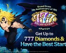 Zeven Dodelijke Zonden: Grand Cross 7e verjaardag Perfect 7 update sleutel art.