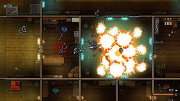 Afgebeeld: Een gameplay screenshot van Redgar: The Space Viking.