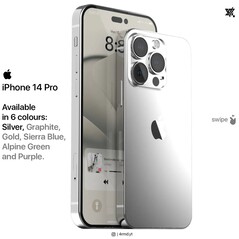 iPhone 14 Pro Max/iPhone 14 Pro concept. (Afbeelding bron: 4rmd.yt)