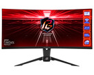 De ASRock PG34WQ15R2B is een VA gaming monitor met een 165 Hz refresh rate en een 1440p resolutie. (Beeldbron: ASRock)