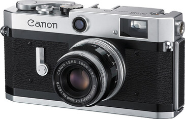 De Canon P is een leuke meetzoekercamera met een nogal minimalistisch ontwerp. (Afbeelding bron: Canon Camera Museum)