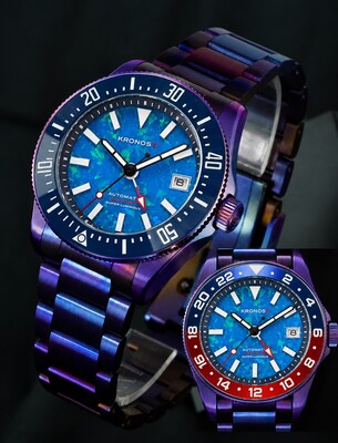 Verbrande titanium behuizing.