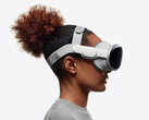De Vision Pro wordt geleverd met een optionele hoofdband met dubbele lus om het gewicht te helpen ondersteunen. (Afbeelding: Apple)