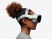 De Vision Pro wordt geleverd met een optionele hoofdband met dubbele lus om het gewicht te helpen ondersteunen. (Afbeelding: Apple)