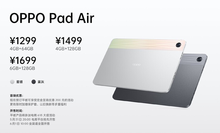 OPPO lanceert de Pad Air...