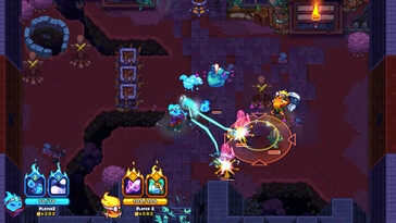 Afgebeeld: Een gameplay screenshot van Ember Knights.