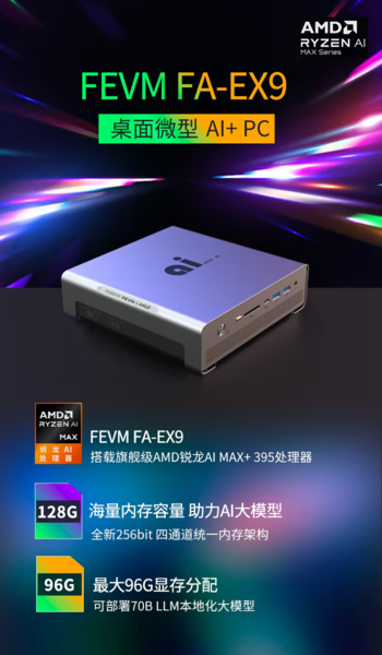 Kenmerken FEVM FA-EX9 (bron: FEVM in BiliBili)