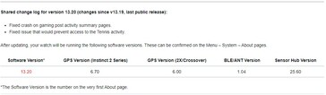 Garmin heeft Beta Versie 13.20 uitgebracht voor de Instinct 2/Crossover smartwatch serie. (Afbeelding bron: Garmin)