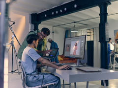 De HP Series 7 Pro Monitor werd getoond op CES 2026 (bron: HP)