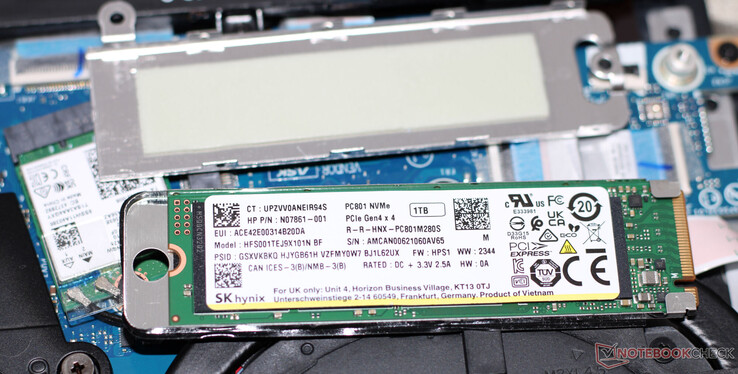 Een PCIe 4.0 SSD dient als de systeemschijf