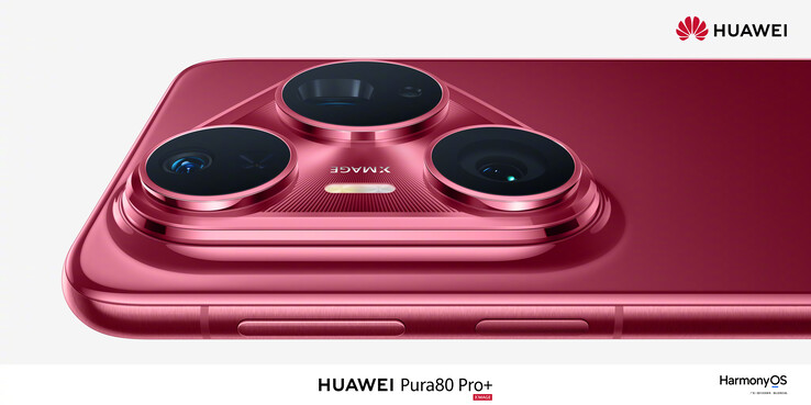 Huawei plaagt voor het eerst het ontwerp van de Pura 80 Pro+