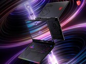 MSI Raider 16 Max HX voor- en achterkant worden getoond onder een hoek (Afbeeldingsbron: MSI PR)
