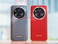 De Oukitel WP210 heeft een 8.800 mAh batterij in een relatief robuuste behuizing. (Afbeeldingsbron: GSMArena)