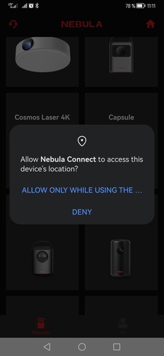 Ah natuurlijk heeft de app toestemming voor locatie nodig om het apparaat te vinden