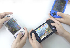 De RG40XX H lijkt op het eerste gezicht op de recente RG Cube. (Afbeeldingsbron: Anbernic)