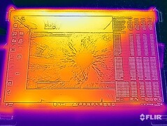 Stresstest oppervlaktetemperaturen (voorzijde)