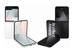 Samsung zal de Galaxy Z Flip FE naar verwachting slechts in twee lanceringskleuren aanbieden. (Afbeeldingsbron: via Evan Blass - bewerkt)
