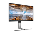 De AOC U27U3X (afbeelding) heeft dubbele HDMI 2.1-poorten, DisplayPort 1.4, USB-C-poort (90W PD) en een USB 3.2 Gen1-poort. (Afbeeldingsbron: AOC)