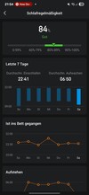 Amazfit Active2 Slapen