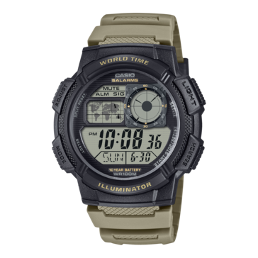 Het Casio AE-1000W-5AV horloge. (Afbeeldingsbron: Casio)