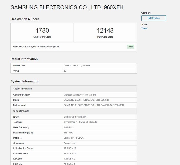 (Bron: Geekbench)