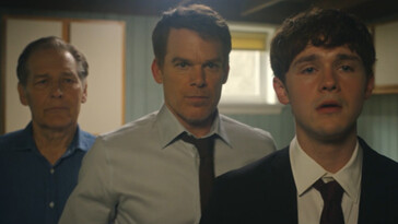 3 generaties morele code: Harry's geest blijft achter Dexter en Harrison hangen, maar Resurrection laat zien hoe ver die code wordt opgerekt en hoe vaag de grens tussen nalatenschap en aansprakelijkheid is geworden. (Beeldbron: Paramount Plus)
