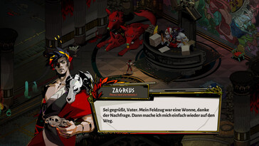 Afgebeeld: Een gameplay screenshot van Hades.