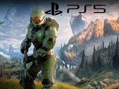 Halo Infinite met PS5-logo (bron: Microsoft Gaming, Sony PlayStation met bewerkingen)