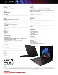 Lenovo ThinkPad L14 Gen 7 AMD specificaties.