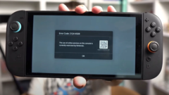 Een beperkte Nintendo Switch 2 console (bron: ScatteredBrain&#039;s YT kanaal)