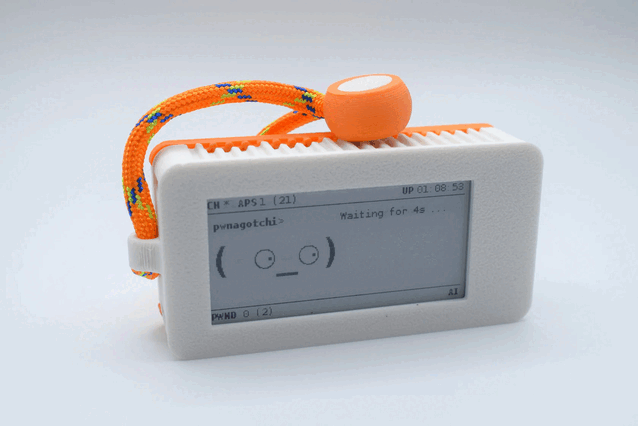 De Pwnagotchi kan worden gebruikt om WPA-beveiligde WiFi-netwerken te kraken en eBay heeft er geen problemen mee om toe te staan dat deze worden verkocht (Afbeelding Bron: Pwnagotchi)