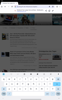 Toetsenbord rechtop